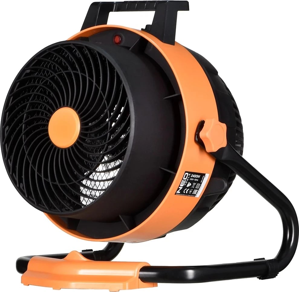 Ngrohës elektrik dhe ventilator NEO TOOLS 90-070, 2400 W, Zi dhe Portokalli