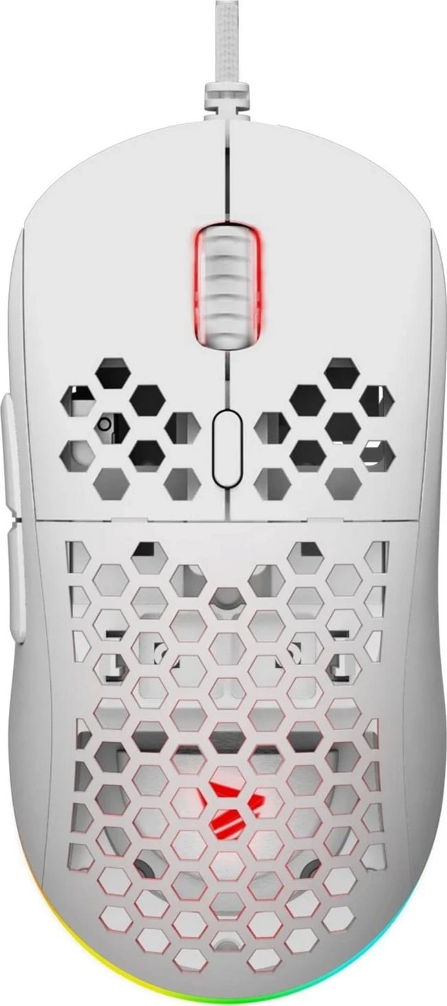 Maus gaming Savio Hex-R, RGB, i bardhë