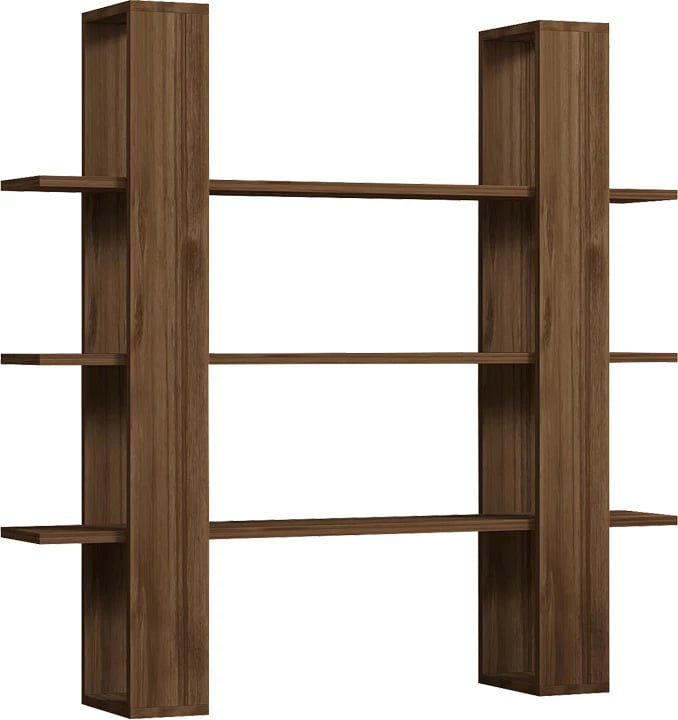 Raft librash Yotek pakoworld, ngjyrë arre, 120x23x120cm