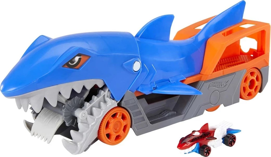 Transportues Hot Wheels City Shark Chomp, MATTEL, Ngjyra Multi