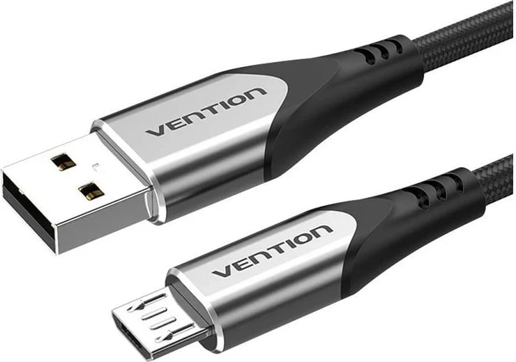 Kabëll Vention USB-A/microUSB, 3m, i zi