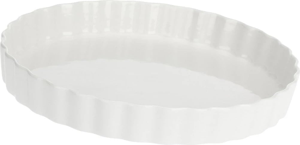 Enë tarti LA PORCELLANA BIANCA Arezzo, 25 cm, e bardhë
