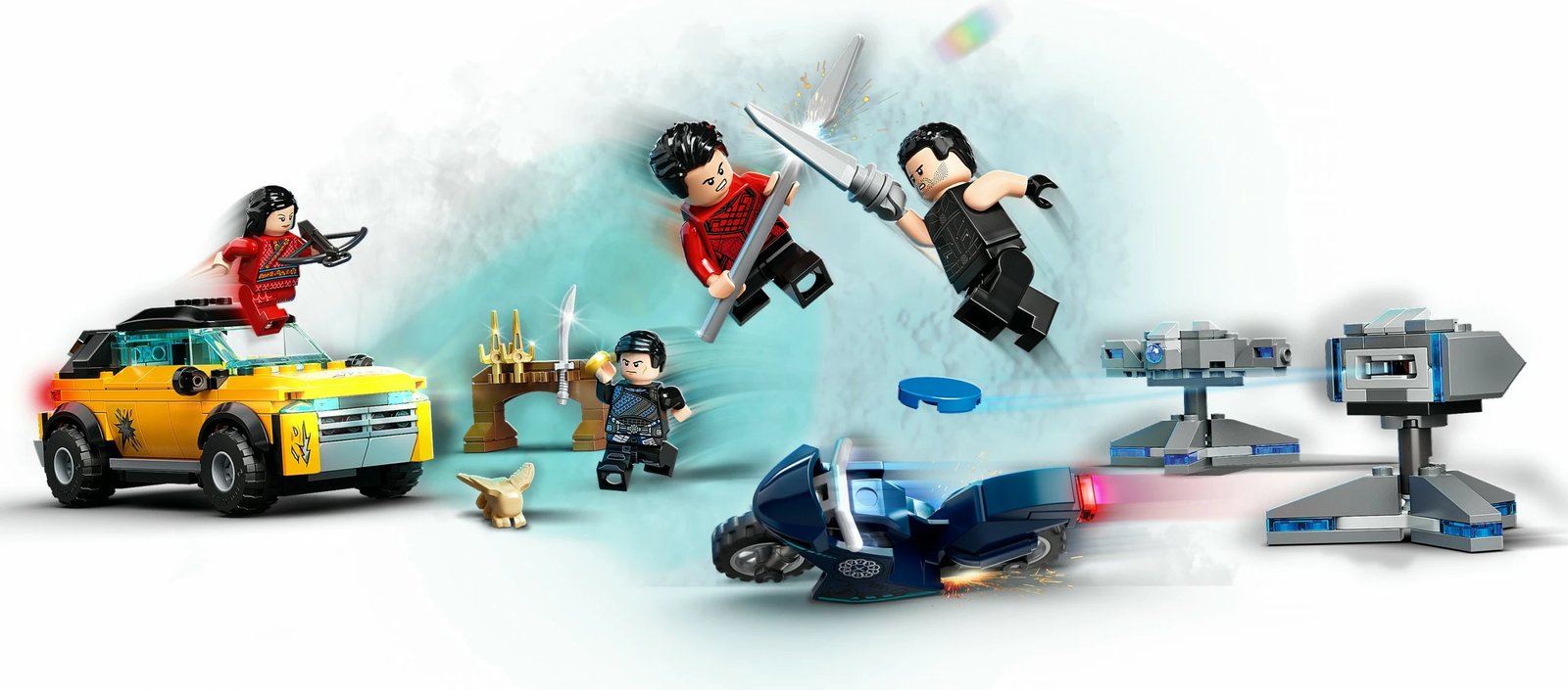 Set ndërtimi LEGO Marvel Avengers Escape from The Ten Rings, 321 pjesë, plastikë