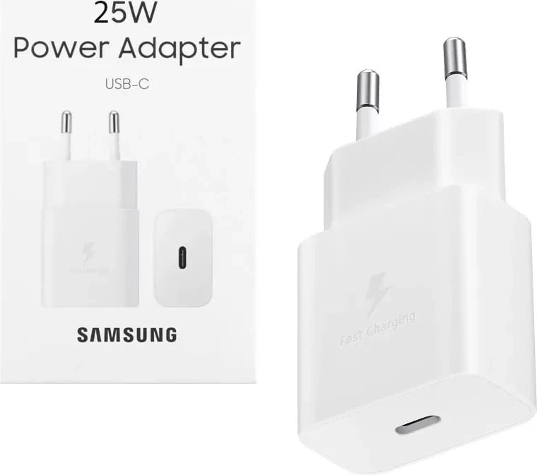 Adapter Samsung 25W USB-C i bardhë