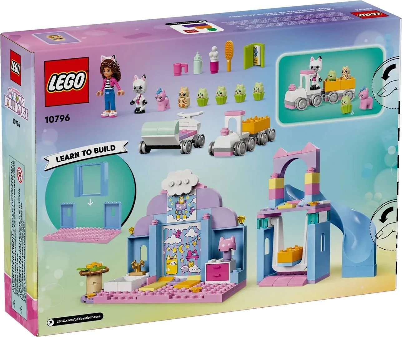 Lego Gabby’s Dollhouse 10796, Kujdesi për Mace, 165 Pjesë