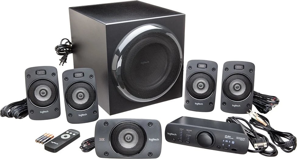 Logitech Surround Sound Speakers Z906 500 W Black 5.1 channels