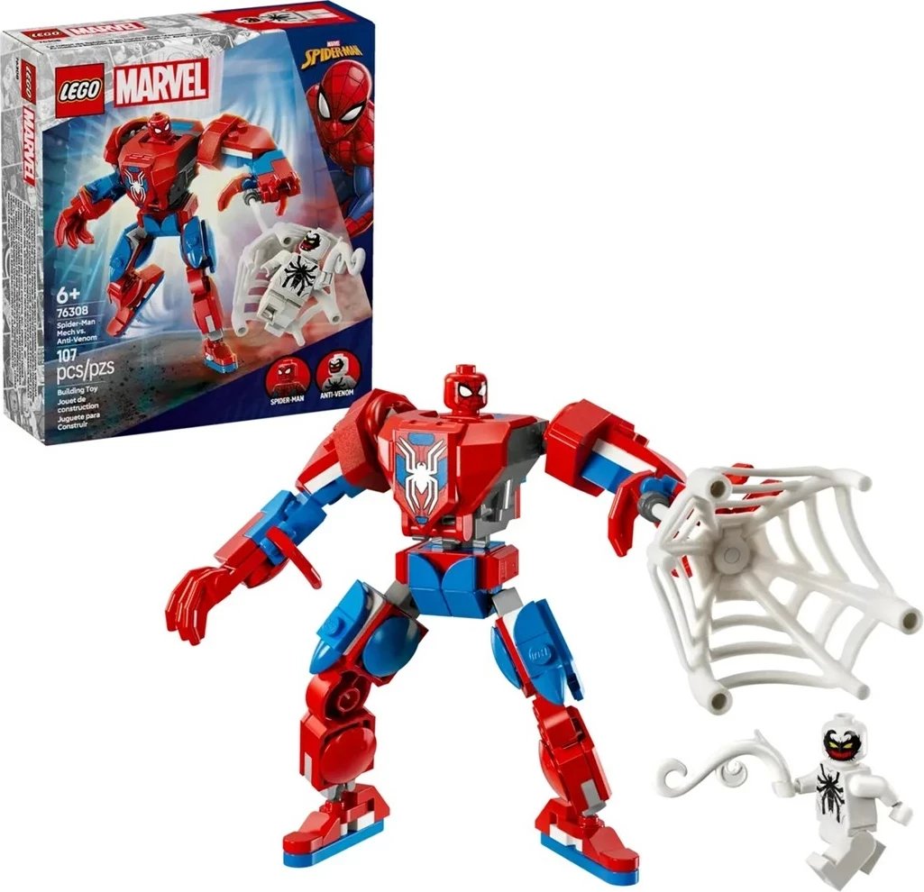 Set LEGO Marvel 76308 Spider-Man Mech vs. Anti-Venom