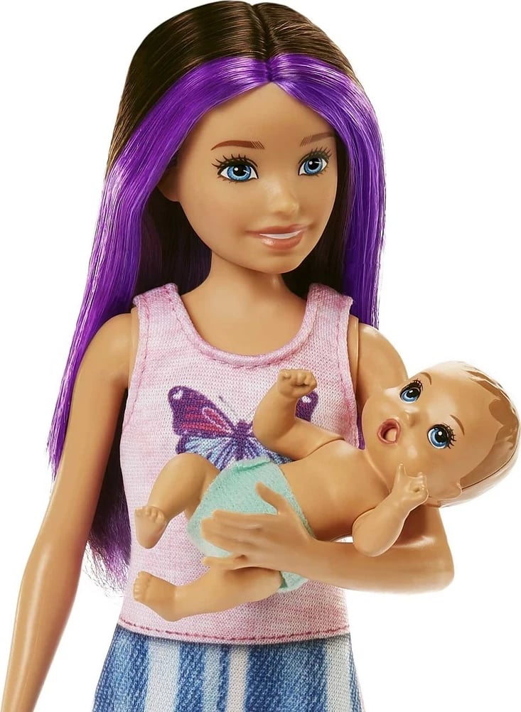 Lodër Barbie Skipper Babysitters Inc., MATTEL, Shumëngjyrëshe