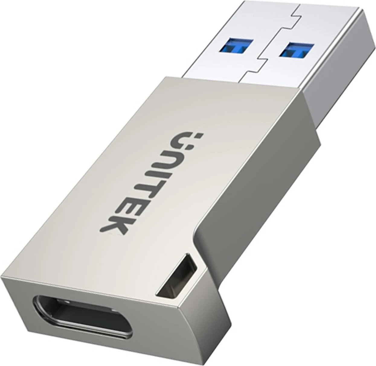 Adaptor Unitek USB-A në USB-C 3.1 Gen1 A1034NI, gri