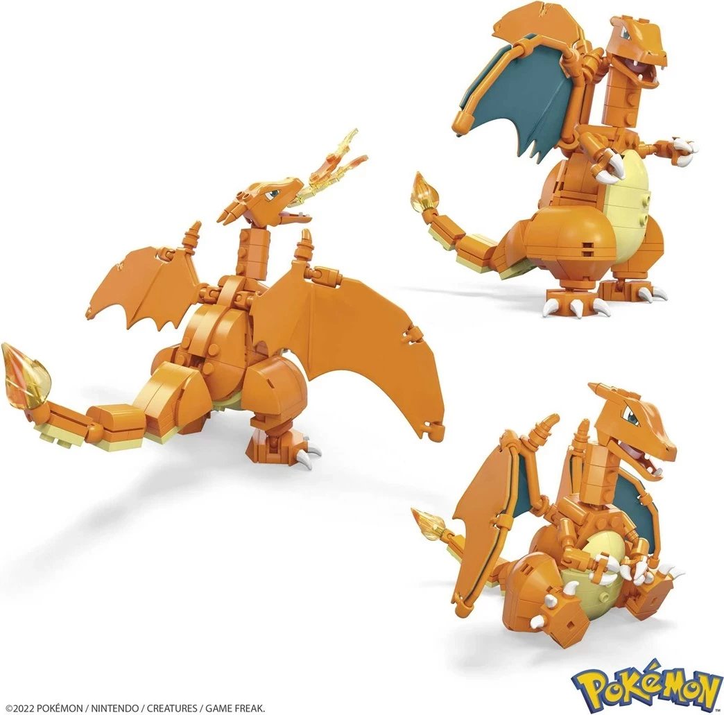 Set ndërtimi MATTEL MEGA Pokémon Charizard, Blu