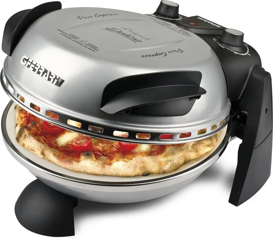 Furrë për Pizza G3 Ferrari Delizia, 1 pizza, 1200 W, Argjendtë