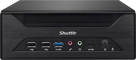 Kasë Shuttle Barebone XPC slim XH610, LGA1200, 2xSODIMM DDR4, 2xM.2, 3xSATA, 1xHDMI, 1xDP, 1xVGA, e zezë