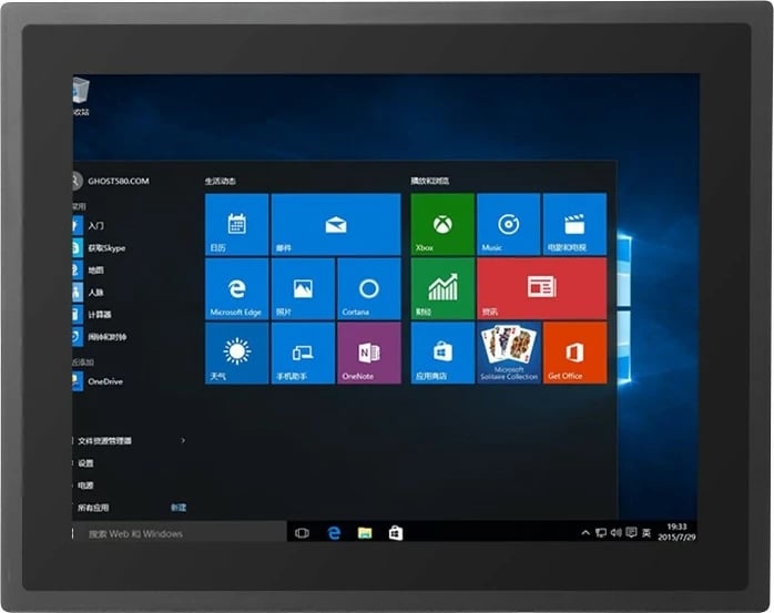 PC industrial ALLNET AIO IPC, Intel i3 8145U, 8GB/128GB, 15 Zoll, Touch, Wlan, RJ45, USB, SIM