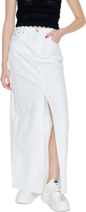 Skirt Tommy Hilfiger Jeans, e bardhë