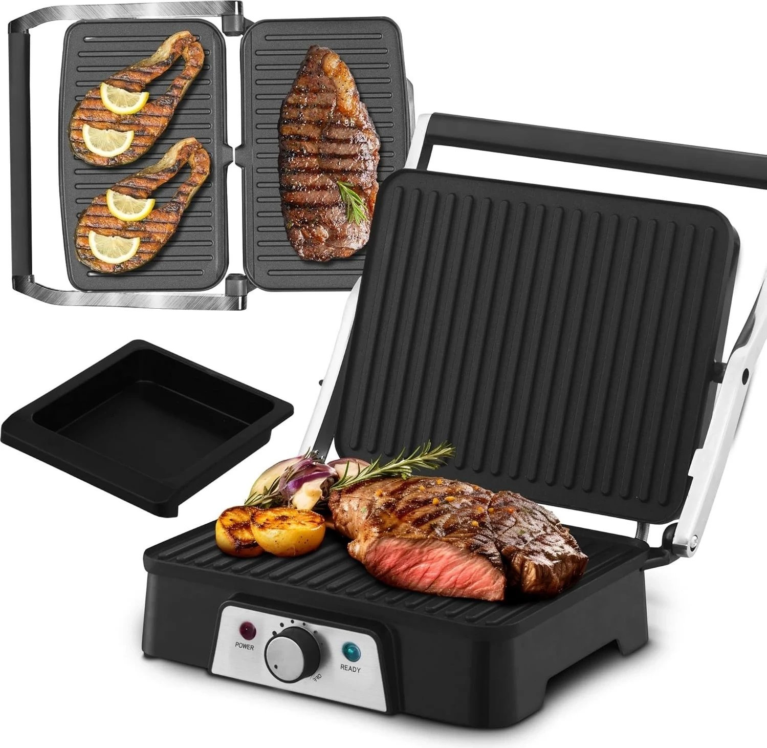 Grill elektrik Extralink SJ-36, 2000W, i zi