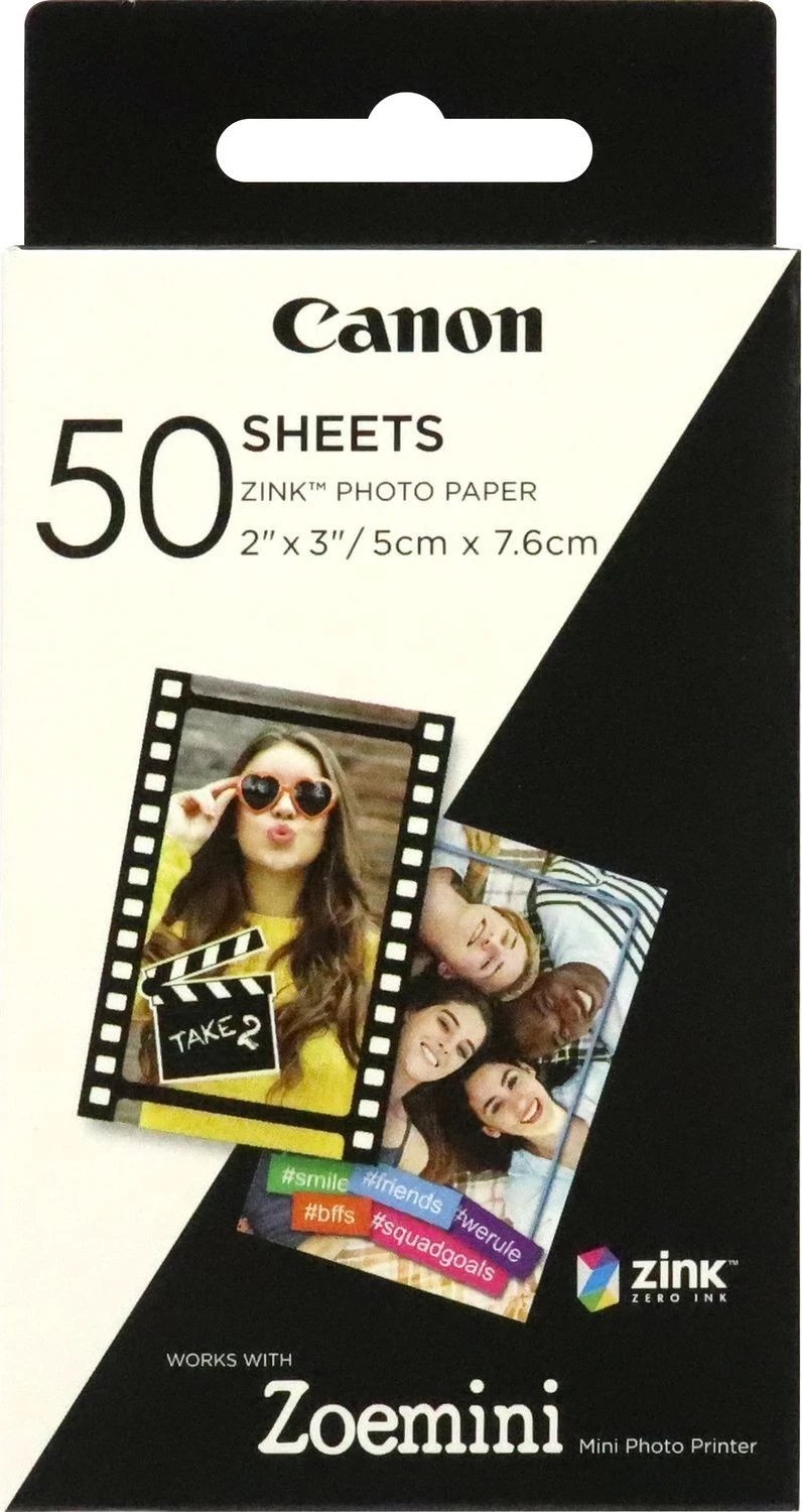 Kasetë Canon ZINK Paper ZP-2030, 50 foto, vetëngjitëse
