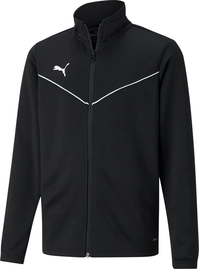 Xhaketë stërvitje Puma teamRISE për fëmijë, 116cm, e zezë