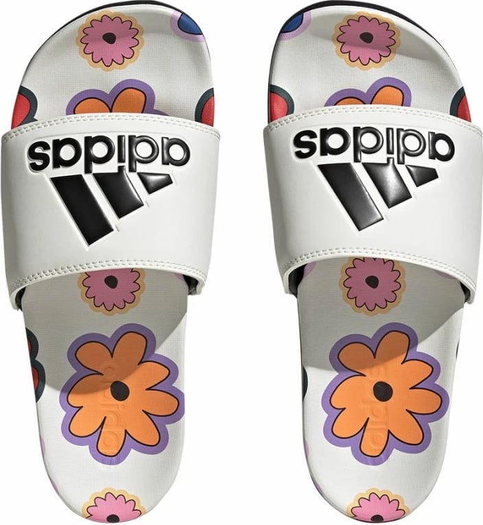Papuqe për femra adidas Adilette Comfort W IE4971, të bardha dhe me ngjyra