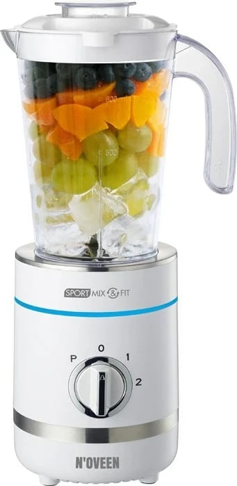 Blender N'OVEEN Sport Mix & Fit SB2100 X-LINE, i bardhë