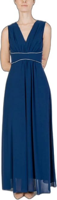 Fustan Rinascimento femra, blu