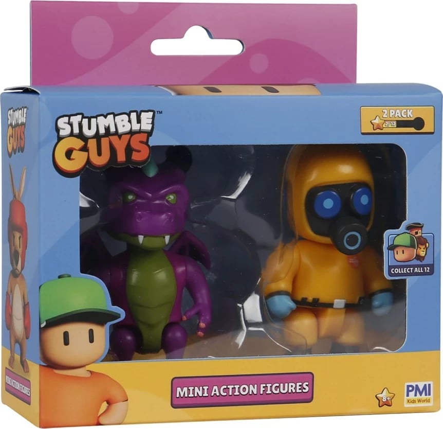 Figura aksioni mini Stumble Guys, P.M.I. Kids World, 2 pako