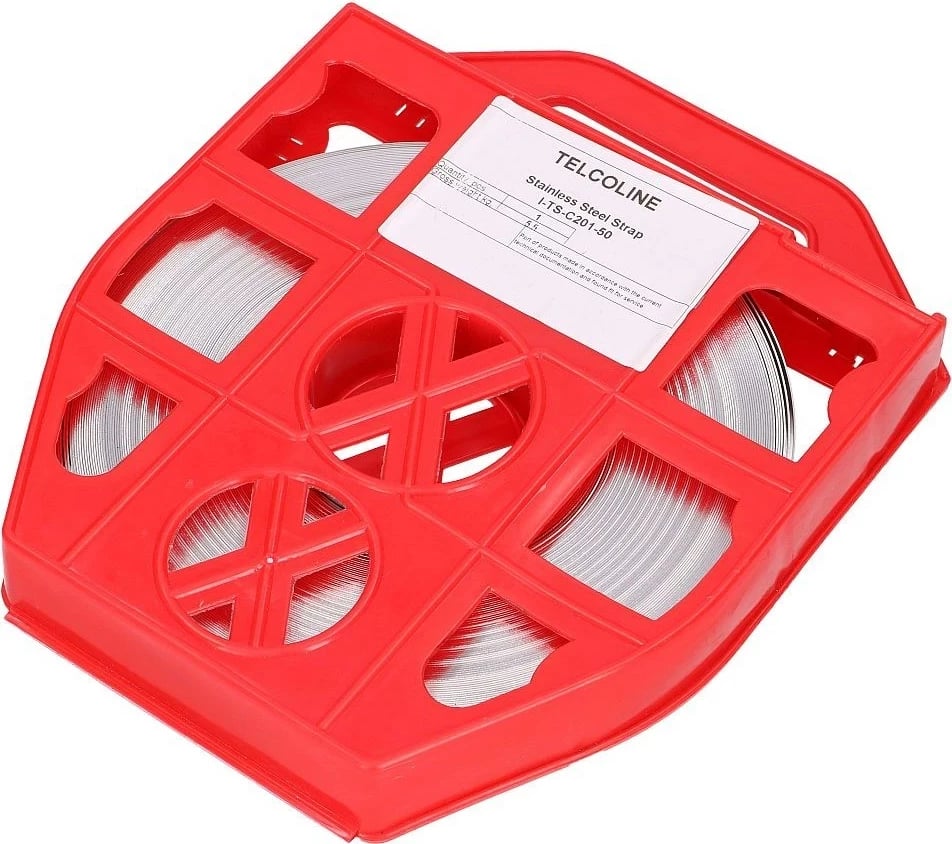 Shirit çeliku Extralink SS201, 10mm x 0.7mm, 50m