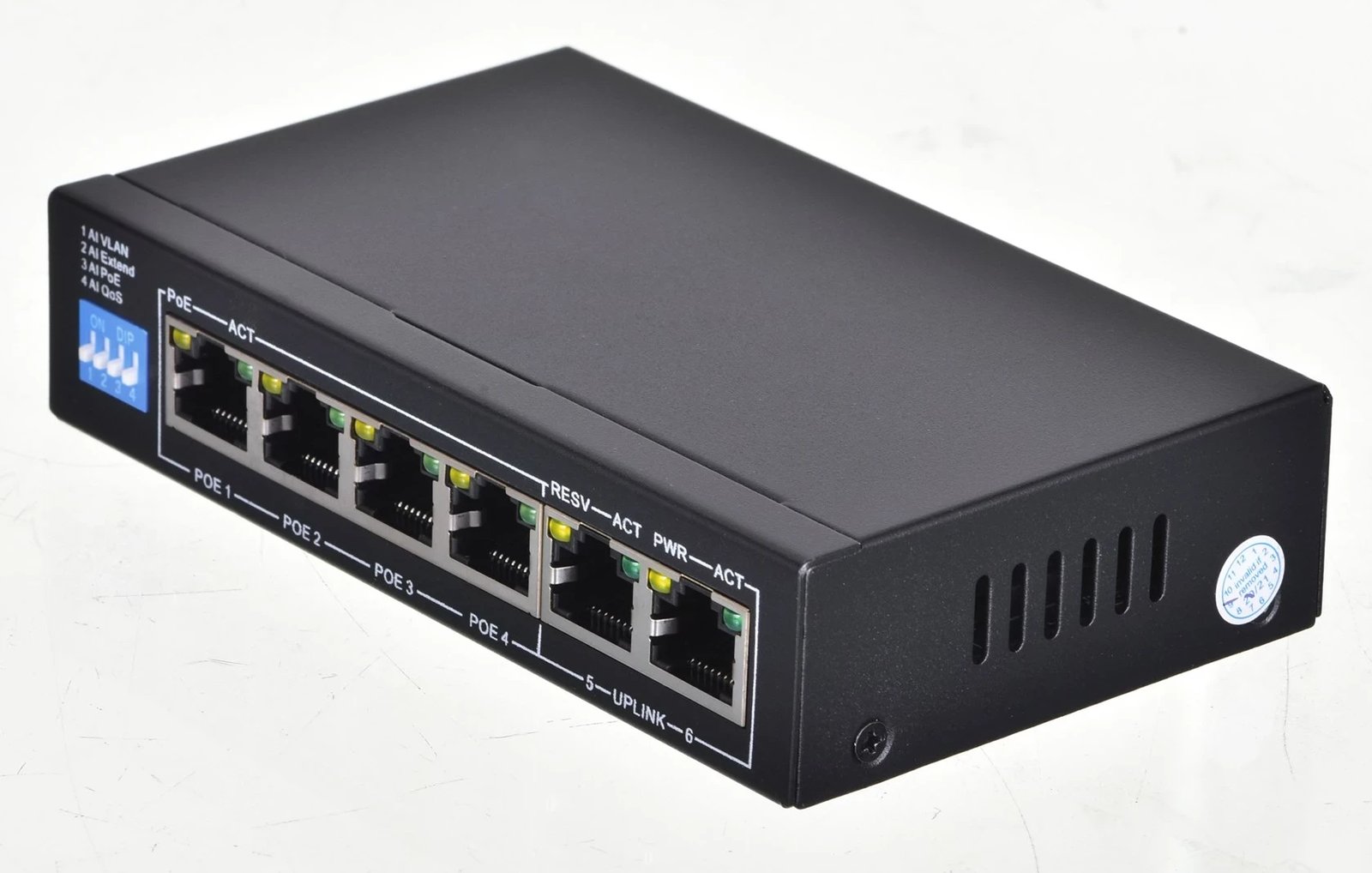 Switch rrjeti Extralink EX.14305, Ethernet Gigabit, PoE, i Zi