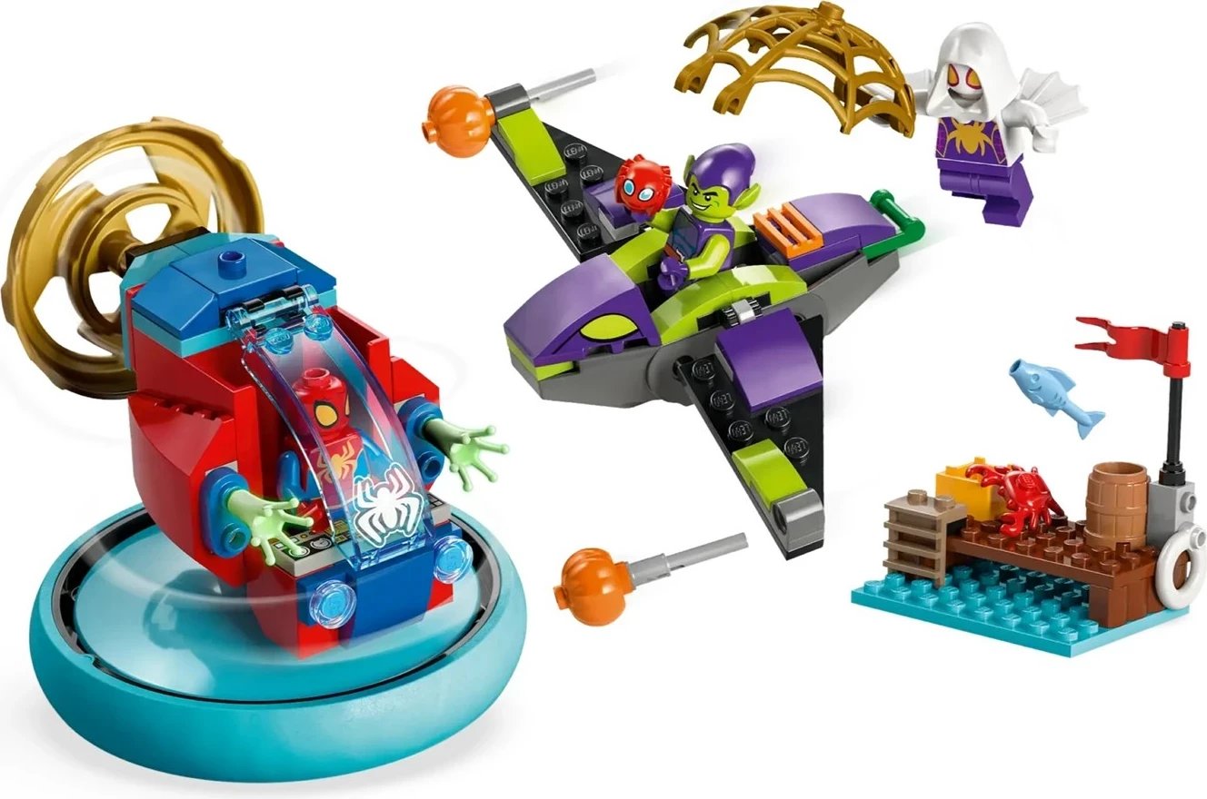 Set LEGO Marvel 10793 Spidey vs. Green Goblin, 3 minifigura