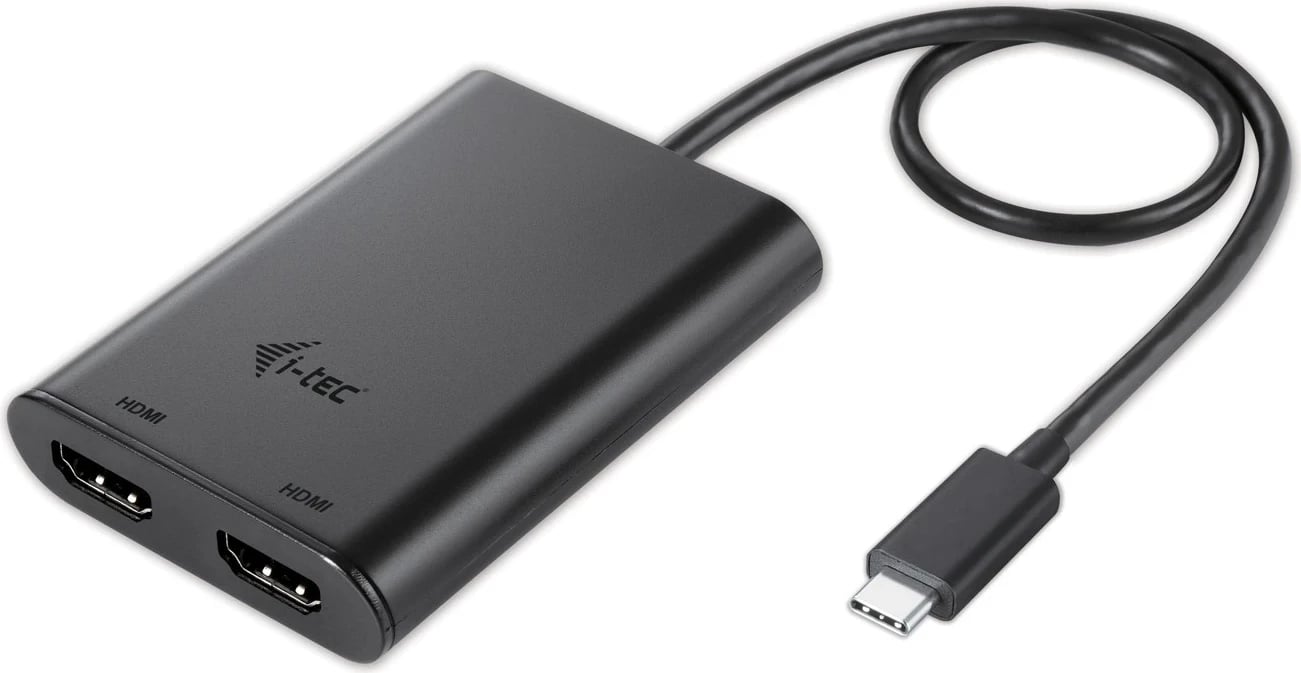 Adapter i-tec USB-C Dual HDMI 2x HDMI PORT 4K Ultra HD, i zi