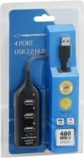 Hub USB Esperanza EA116, 480 Mbit/s, i zi