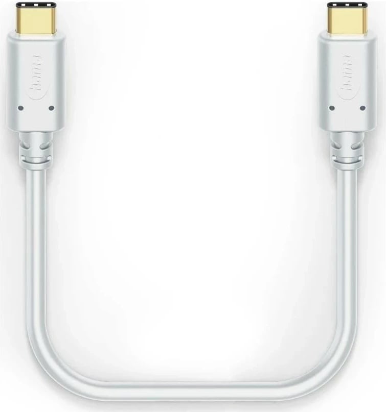 Kabëll Hama USB-C - USB-C, 1.5m, i bardhë