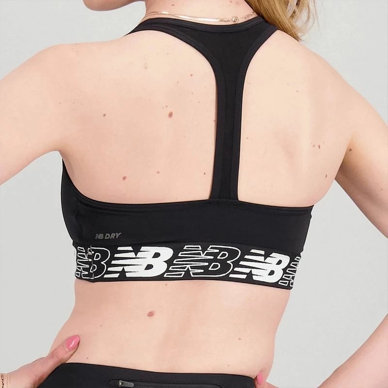 Sport bra për femra New Balance, e zezë