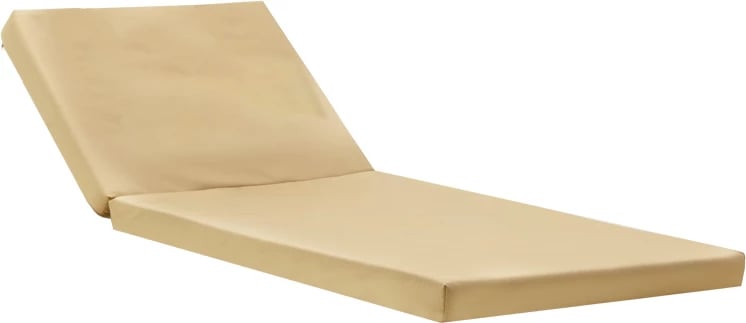 Shezlong Sadie pakoworld, material bezhë, 65x185x7cm