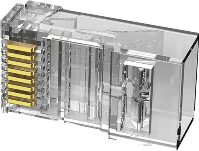 Pin Vention RJ-45, Cat.6, transparent