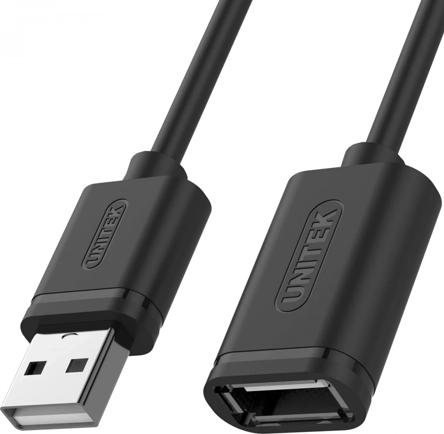 Kabllo USB Unitek, 0.5m, e zezë 