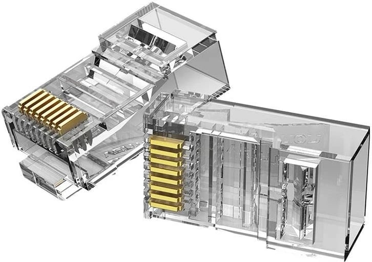 Pin Vention RJ-45, Cat.6, transparent