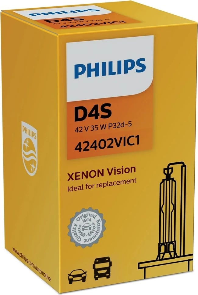 Dritë kokauli Philips Vision Xenon 42402VIC1, e bardhë e ftohtë